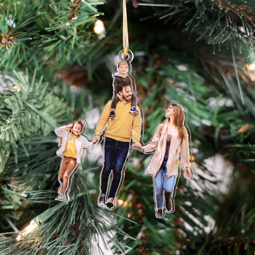 Custom Photo Cutout Ornament, Personalized Acrylic Christmas Keepsake — photo 9