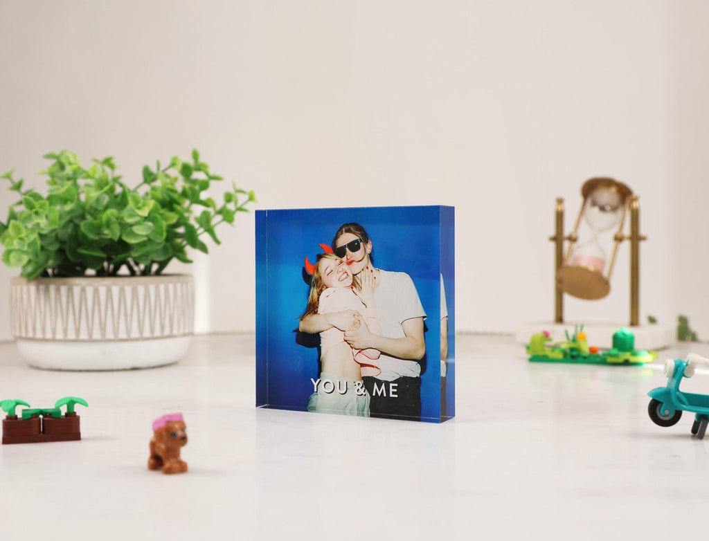 Custom Acrylic Photo Block, You & Me, A Timeless Keepsake - Birthday Gift — photo 2