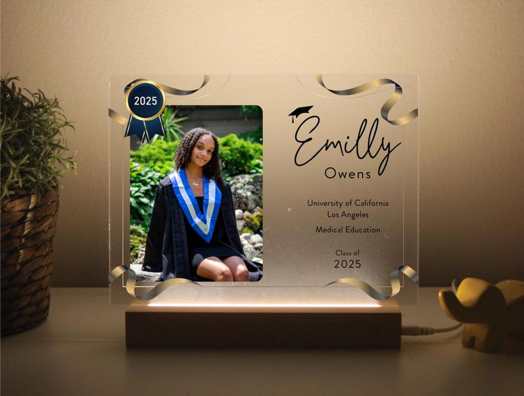 Custom Graduation Photo Plaque, Personalized Graduation Award, Class of 2026 Gift — photo 6