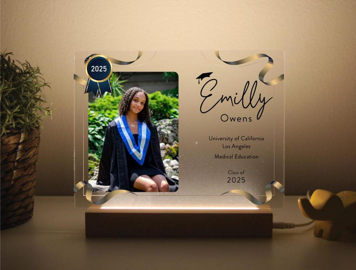 Custom Graduation Photo Plaque, Personalized Graduation Award, Class of 2026 Gift — photo 6