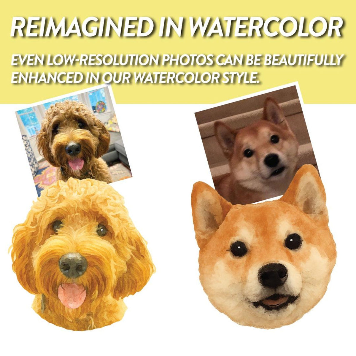 Custom Pet Face Stickers – 5x7” Waterproof Vinyl Sheet | Personalized Dog or Cat Stickers | Dishwasher Safe | Optional Watercolor Style — photo 4