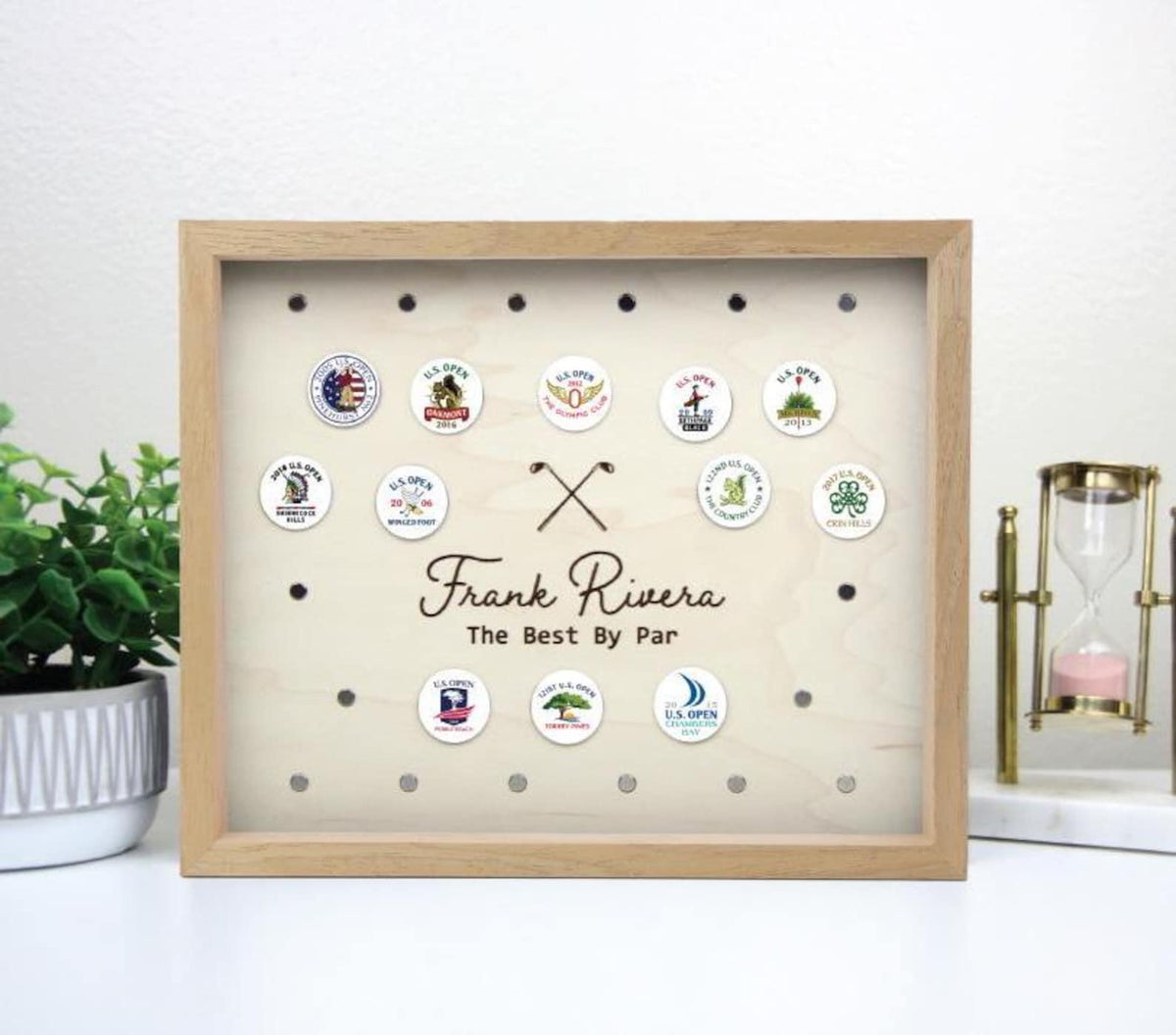 Custom Golf Ball Marker Display | Personalized Display for Golfers | Ball Marker Collection | Display Case — photo 7