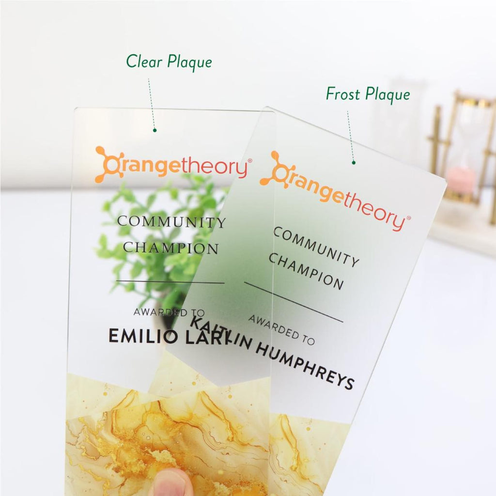 Personalized Acrylic Award Plaque - Add Your Logo & Message — photo 10