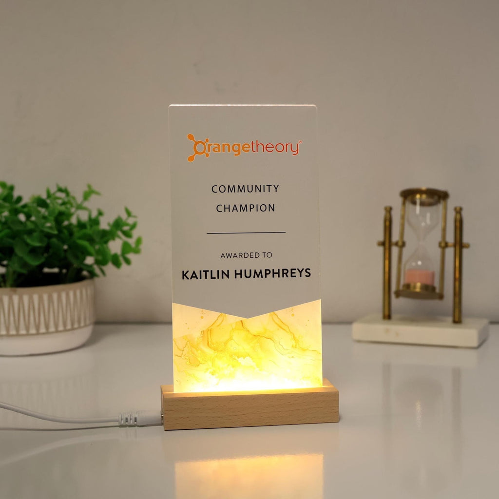 Personalized Acrylic Award Plaque - Add Your Logo & Message — photo 11
