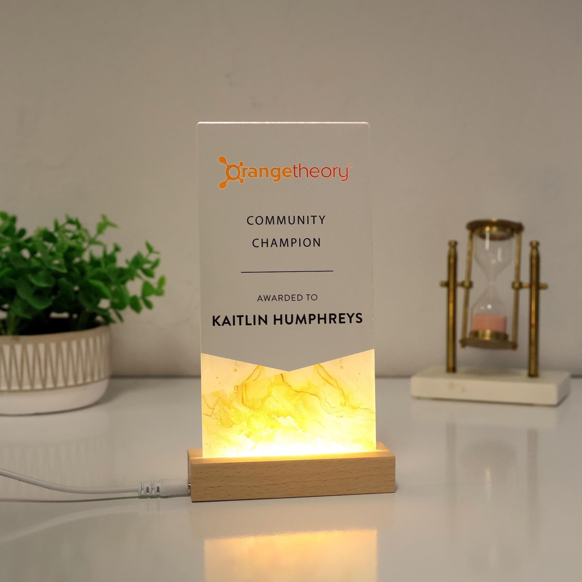 Personalized Acrylic Award Plaque - Add Your Logo & Message — photo 11