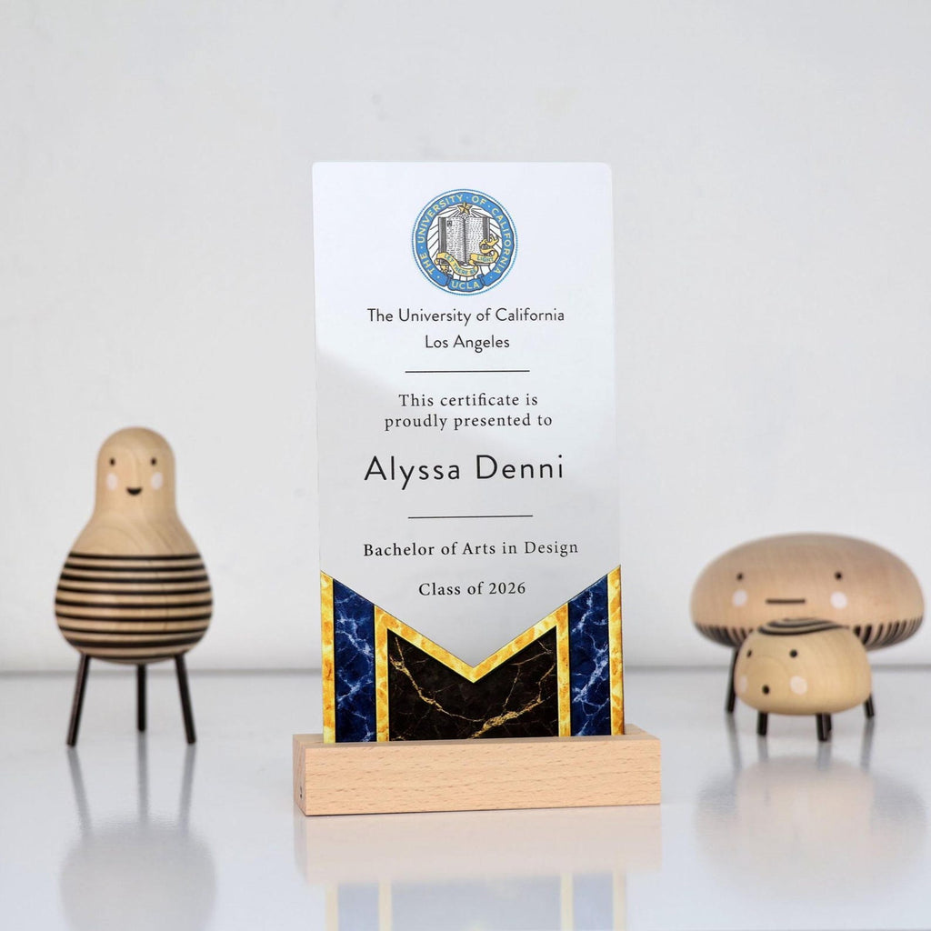 Personalized Graduation Award Plaque - Add Your Logo & Message — photo 1