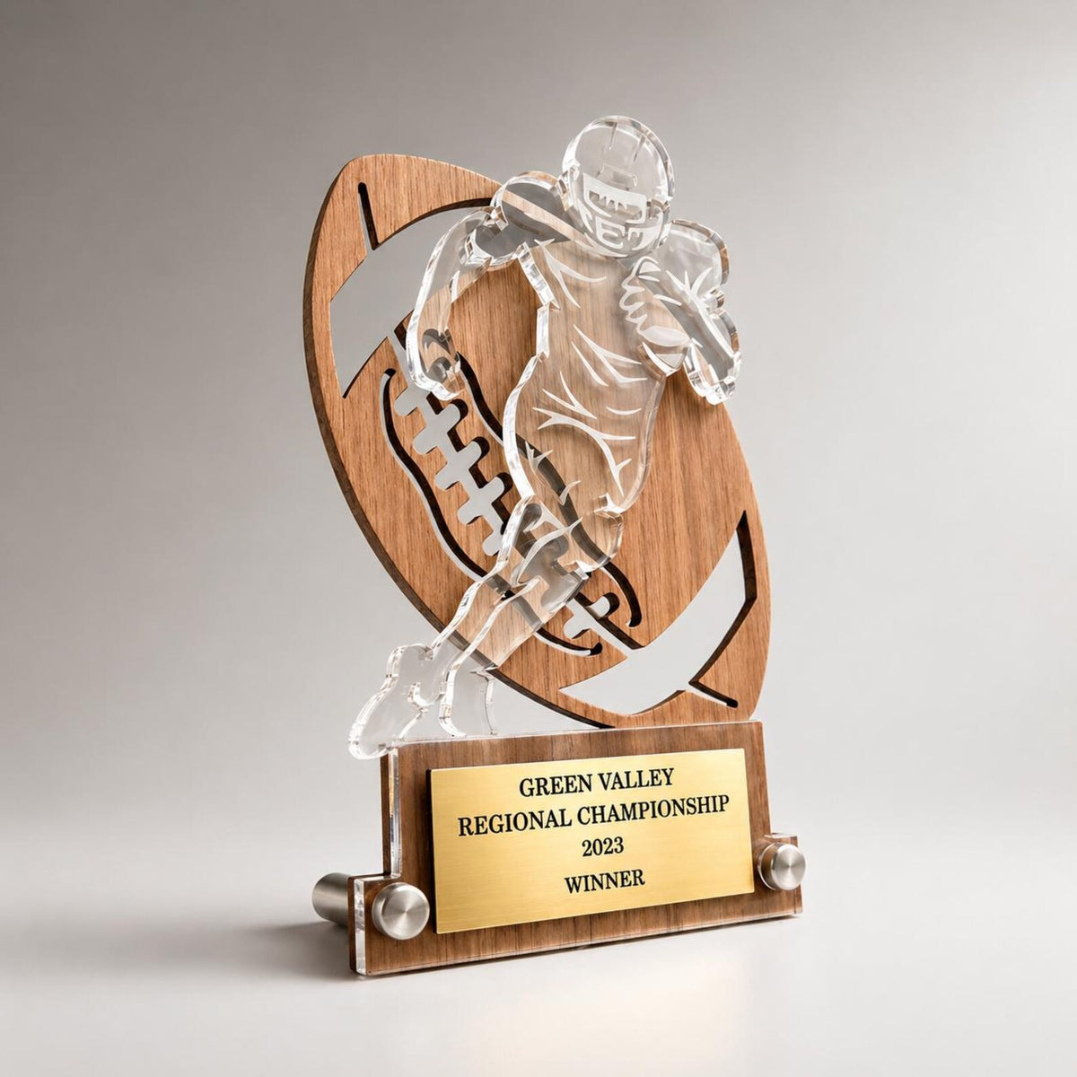 Custom Football Trophy | Football Award | Sports Event | Trophy for Winner, Champion — photo 1