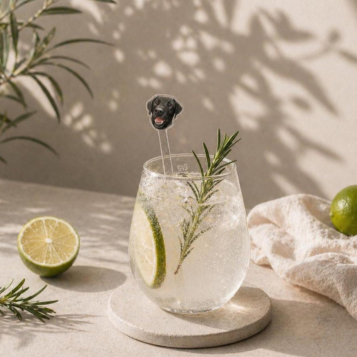 Custom Face Drink Stirrers with Pet or Person Photo — photo 7