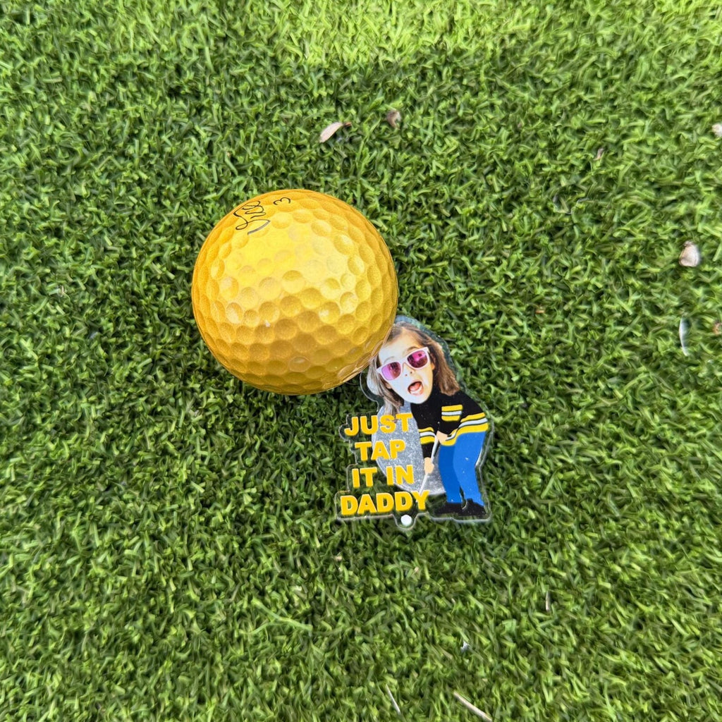 Funny Custom Golf Ball Marker, Personalized Face Ball Marker, Unique Golf Gift with Hat Clip — photo 7