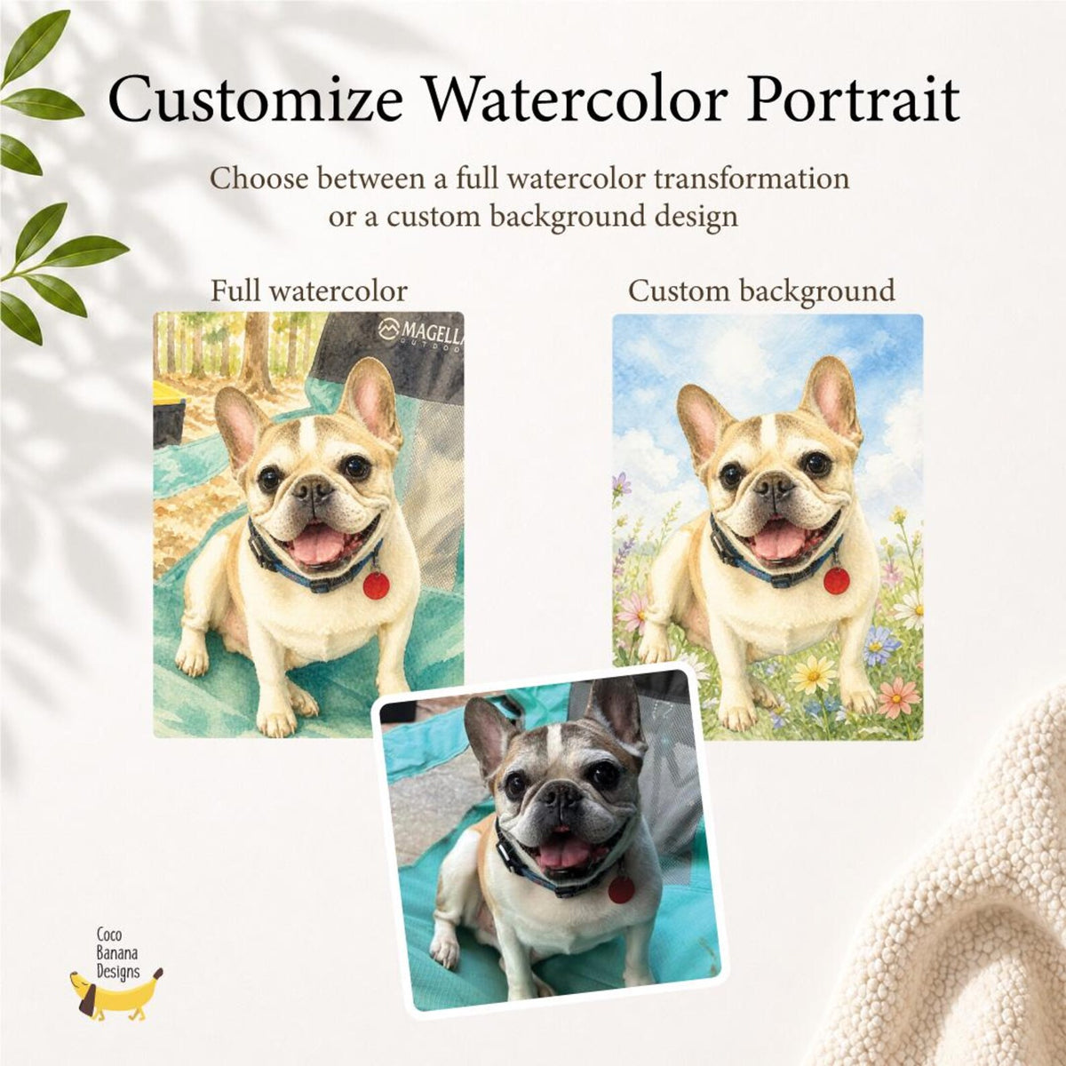 Personalized Watercolor Pet Memorial Acrylic Photo Plaque — photo 7