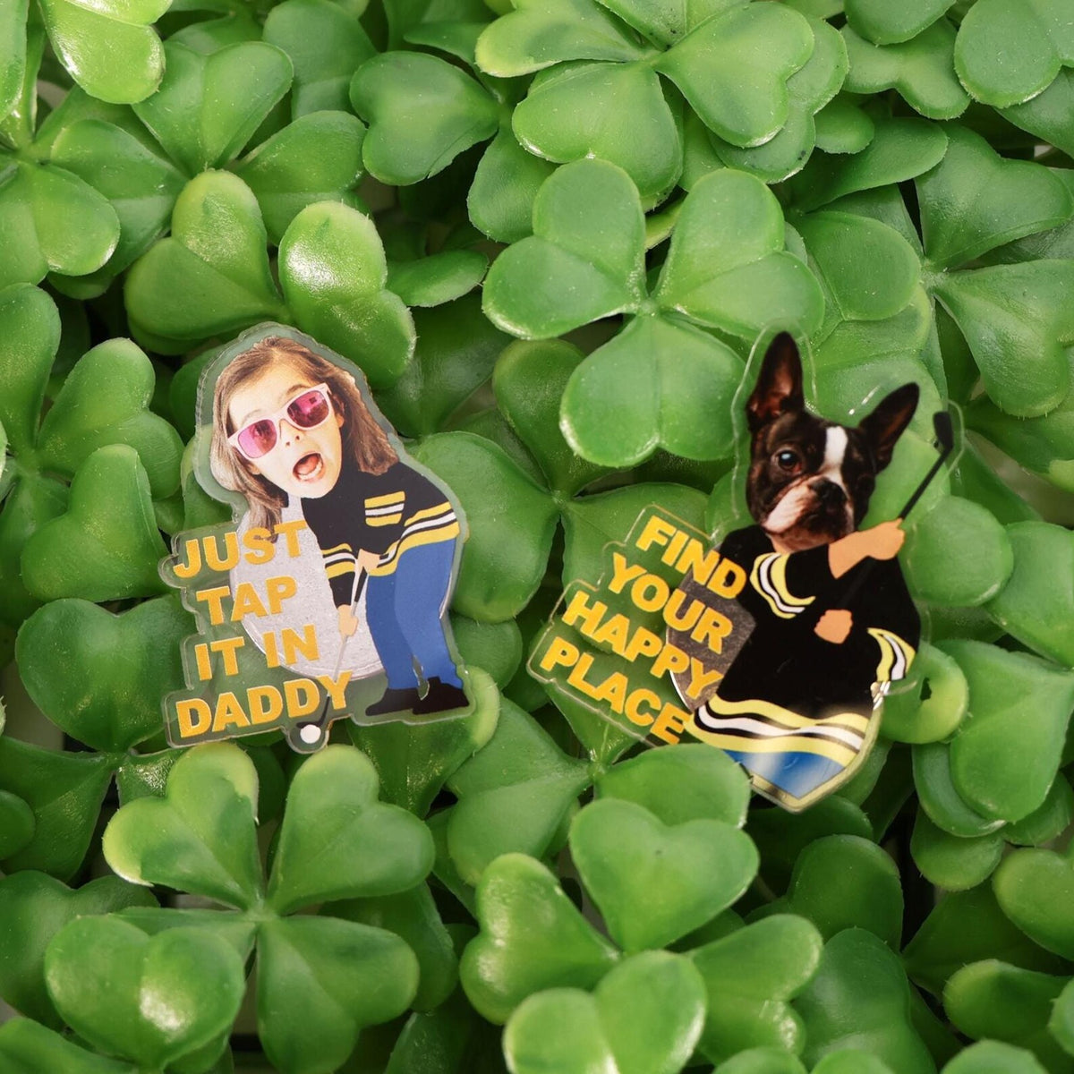Funny Custom Golf Ball Marker, Personalized Face Ball Marker, Unique Golf Gift with Hat Clip — photo 10