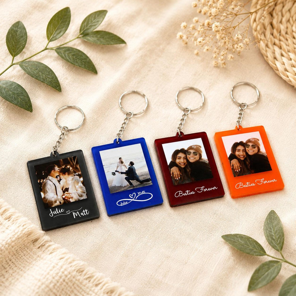 Custom Photo Keychain, Personalized Photo Keychain, Anniversary Gift — photo 4