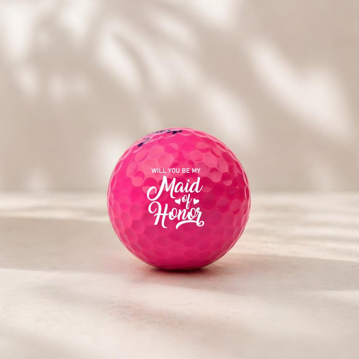 Bridesmaid Proposal Gift, Personalized Golf Balls Gift Set, Maid of Honor Gift, Custom Pink Golf Balls, Bridal Party Gift — photo 5