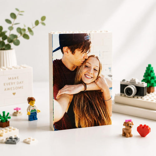 Custom Brick Photo Turn Your Memories into a Mini Figure Style Keepsake Funny photo Gift — photo 2