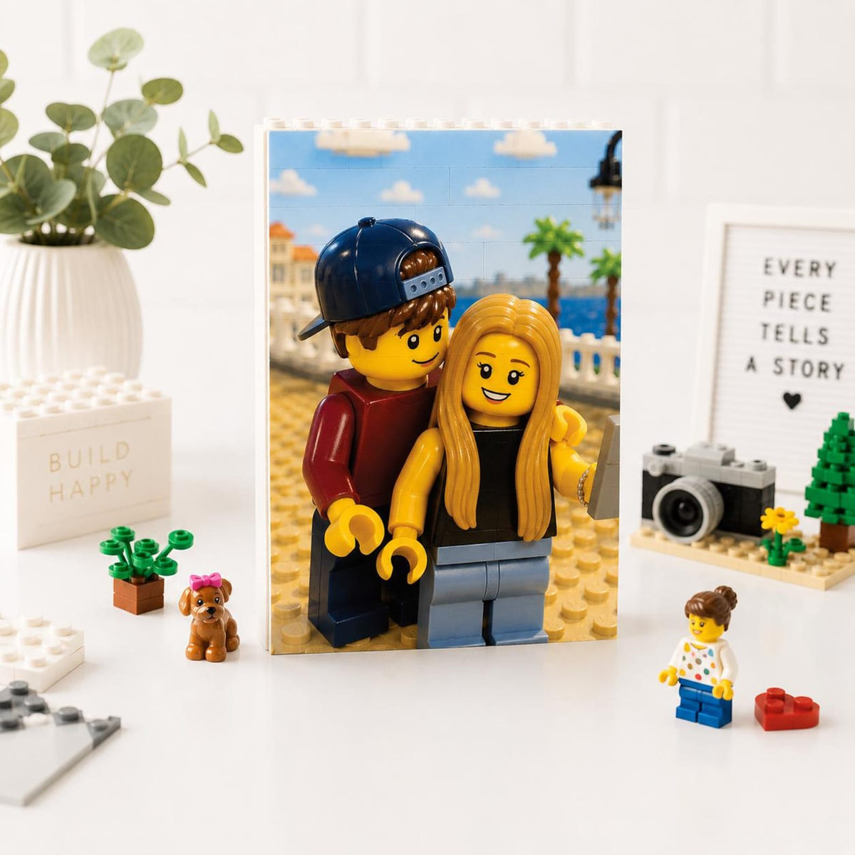 Custom Brick Photo Turn Your Memories into a Mini Figure Style Keepsake Funny photo Gift — photo 3