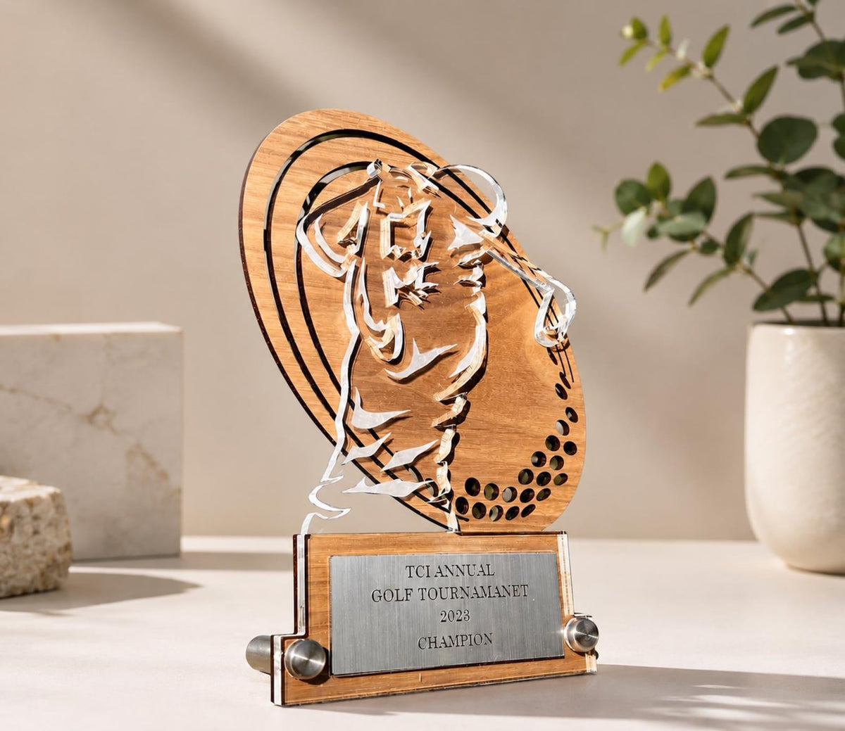 Custom Trophy for Golf Tournament and Event | Golf Award, Winner, Champion | Hole in one, Eagle, Albatross — photo 1