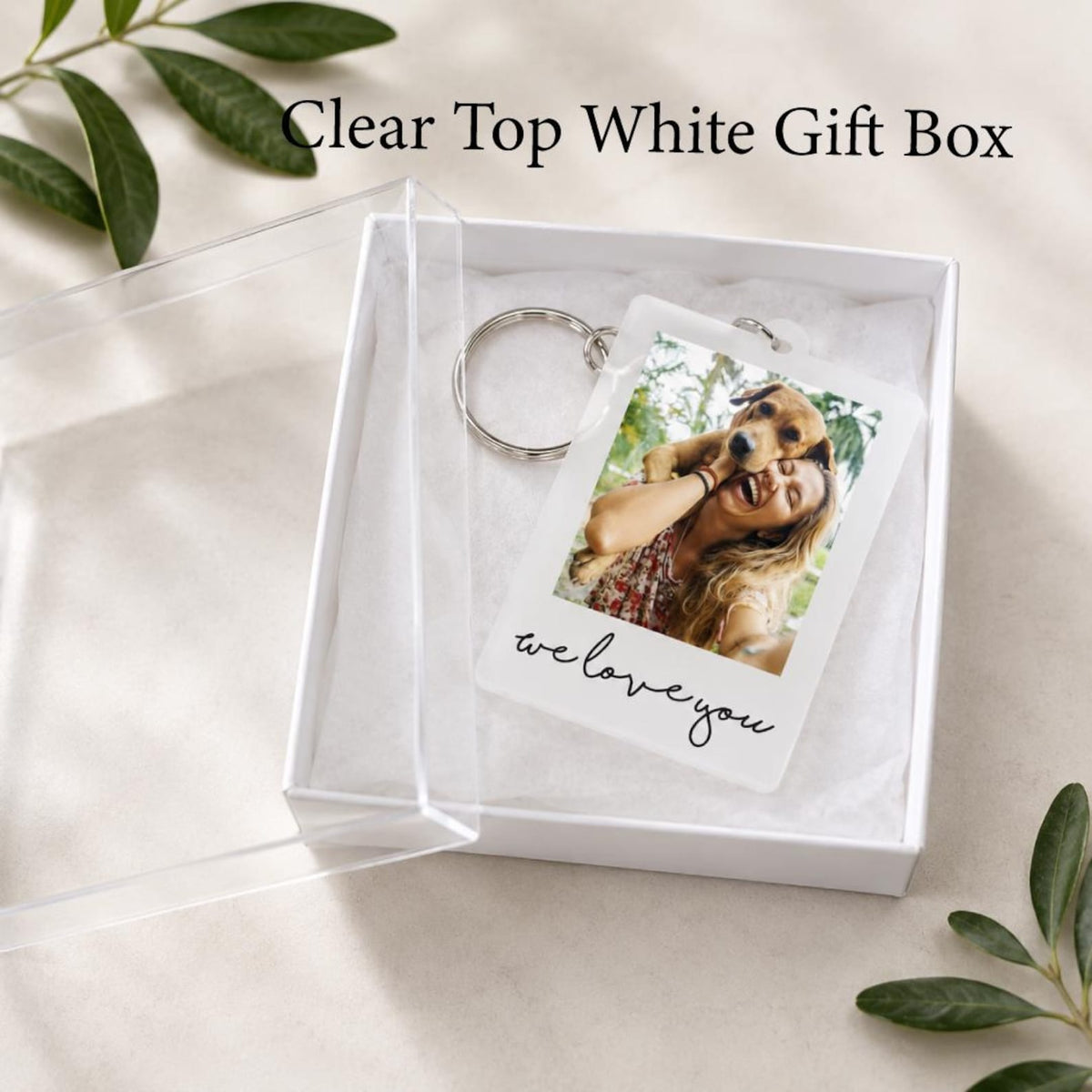 Custom Photo Keychain, Personalized Photo Keychain, Anniversary Gift — photo 7