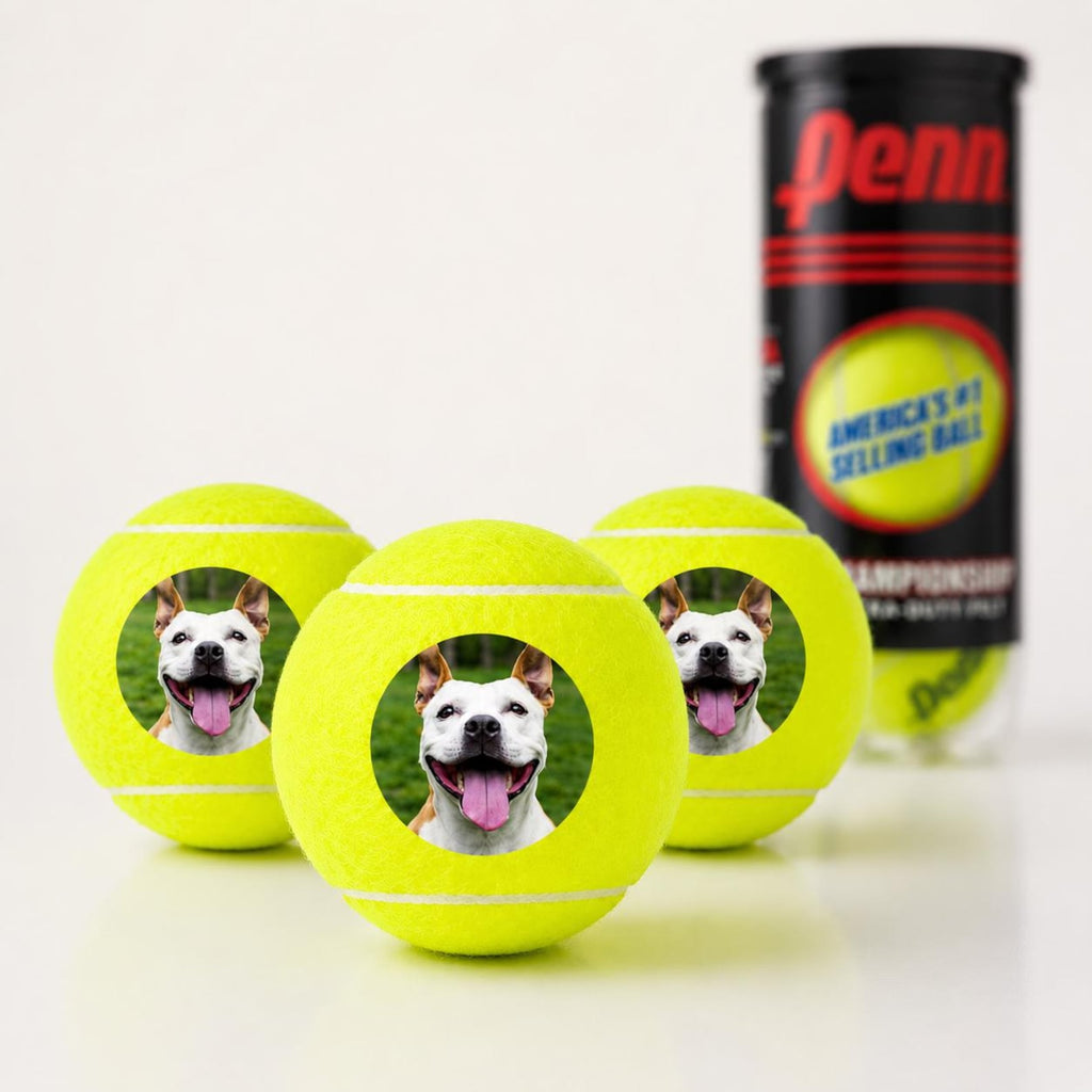 Custom Tennis Ball, Photo Tennis ball, Your Image or Text — photo 1