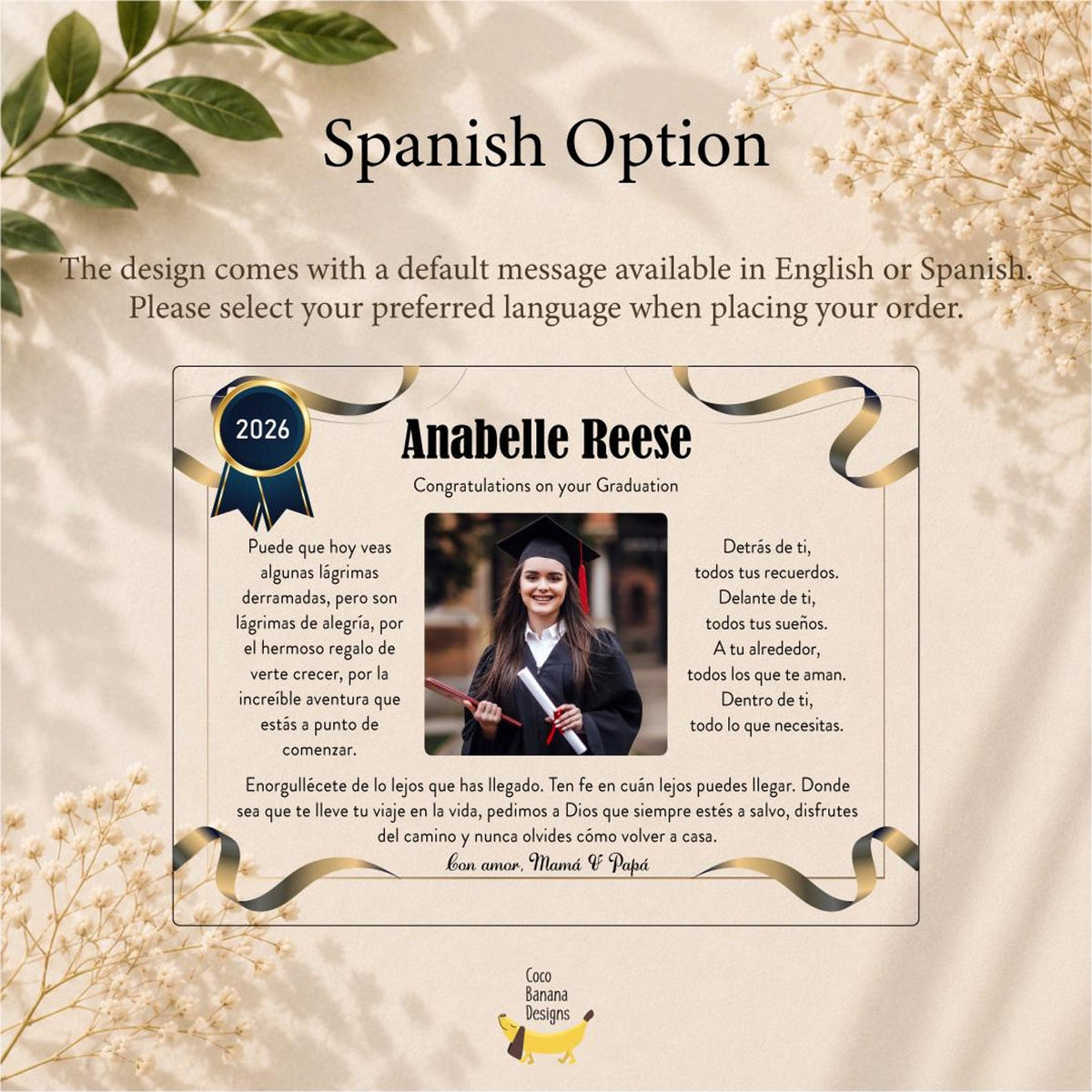 Custom Graduation Photo Plaque, Personalized Graduation Keepsake, Class of 2026 Graduation Gift — photo 5