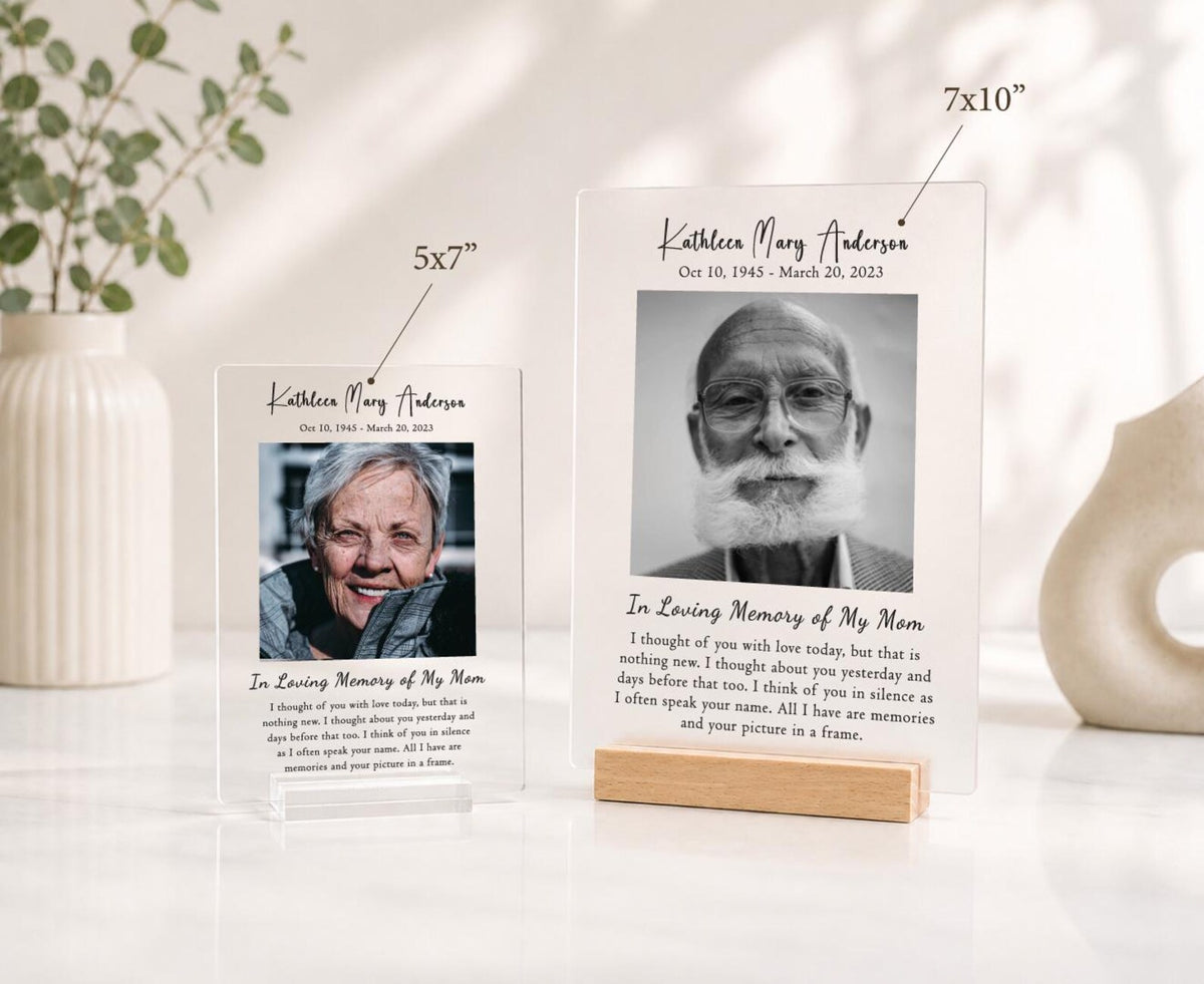 Personalized Memorial Photo Plaque for a Loved One — photo 4