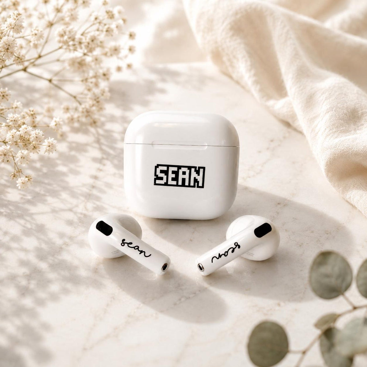 Personalized Name Decal | Custom UV DTF Sticker for Earbuds, Cases & Small Accessories | Waterproof Name Sticker — photo 3