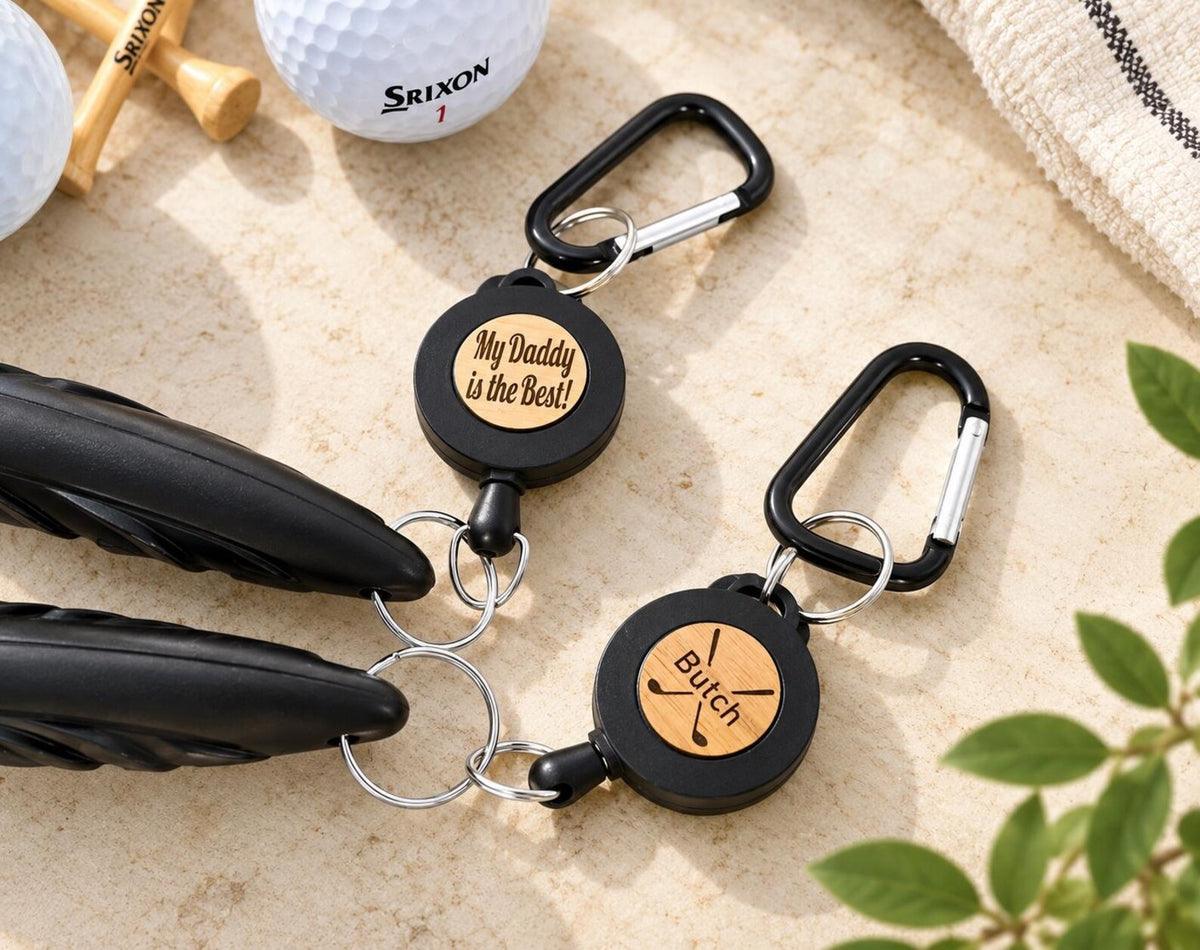 Custom Golf Club Brush, Groove Cleaner, 3-in-1 Retractable Cleaning Brush, Personalized Gift — photo 2