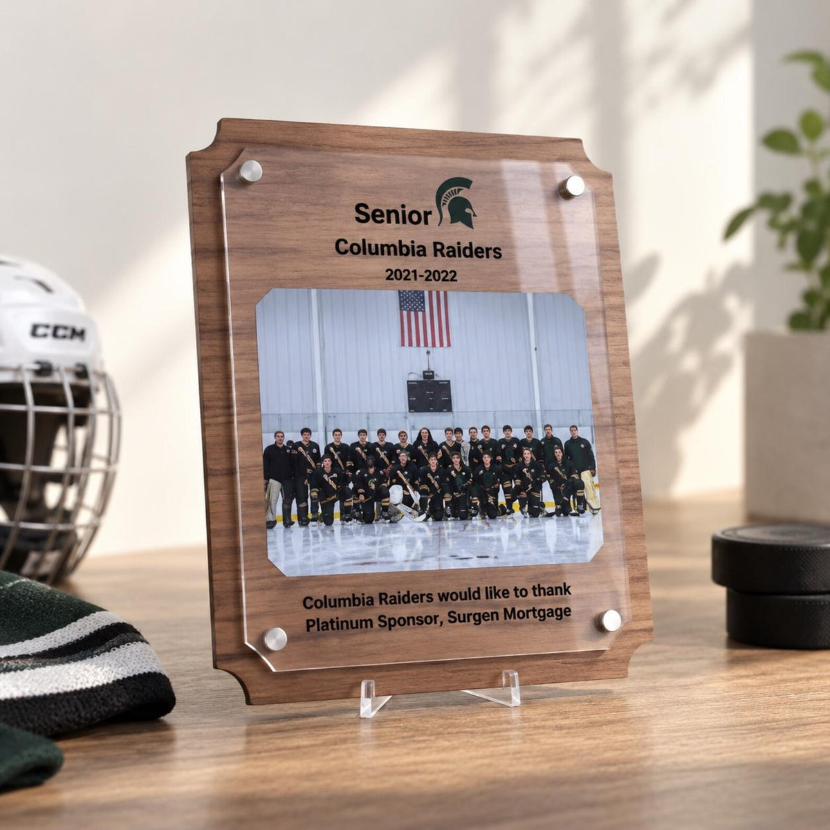Custom Sports Plaque | Team Photo Plaque | Sponsor Thank You Plaque | Soccer, Football, Baseball, Volleyball, Baseketball and more. — photo 7