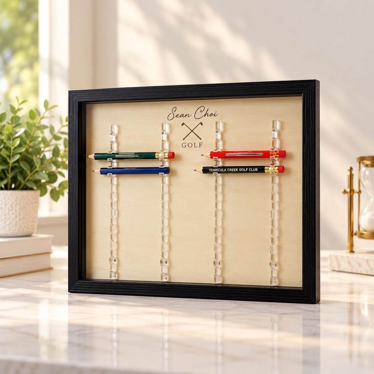 Golf Pencil & Ball Marker Display Frame | Golf Memory Collection Holder — photo 4