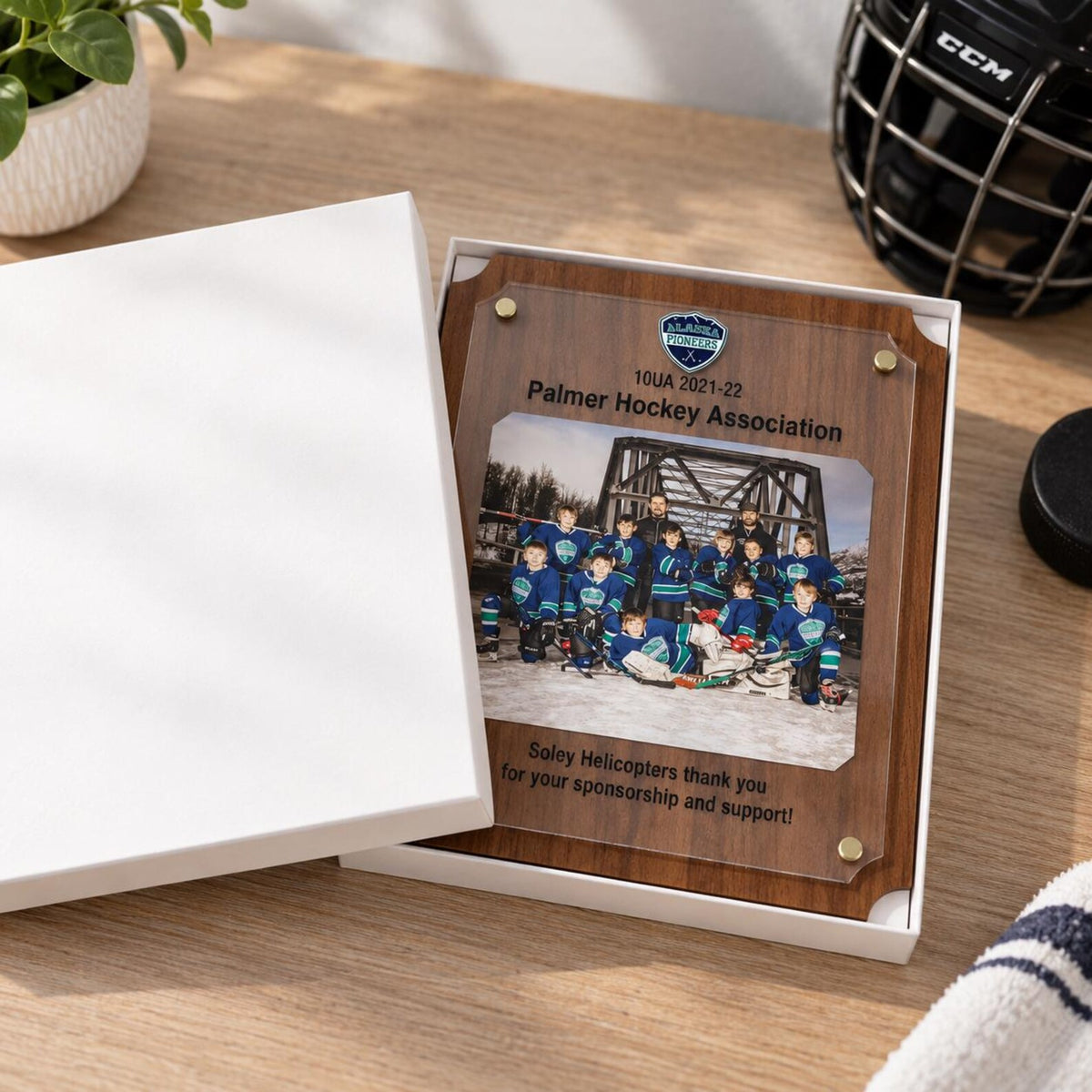 Custom Sports Plaque | Team Photo Plaque | Sponsor Thank You Plaque | Soccer, Football, Baseball, Volleyball, Baseketball and more. — photo 6