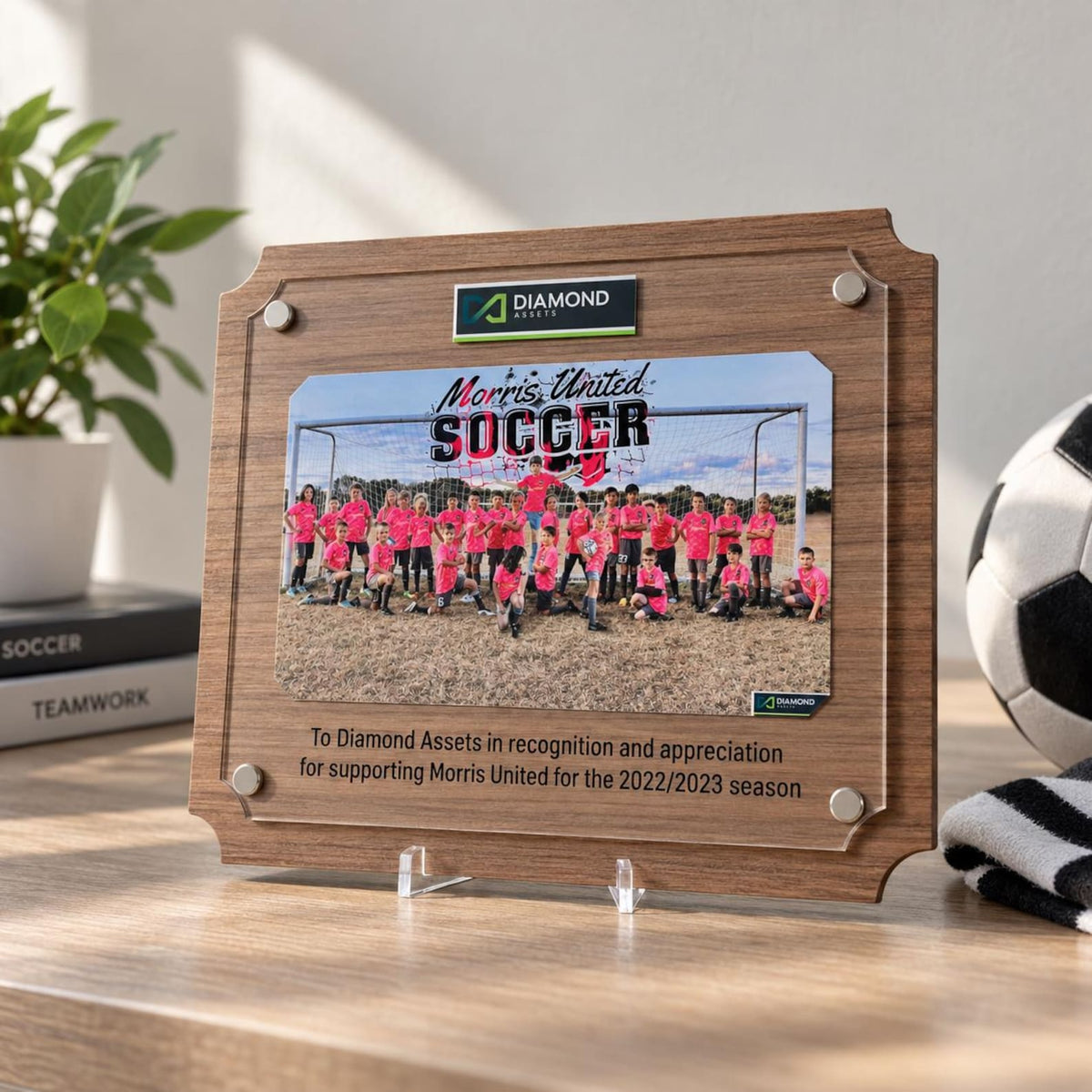 Custom Sports Plaque | Team Photo Plaque | Sponsor Thank You Plaque | Soccer, Football, Baseball, Volleyball, Baseketball and more. — photo 8