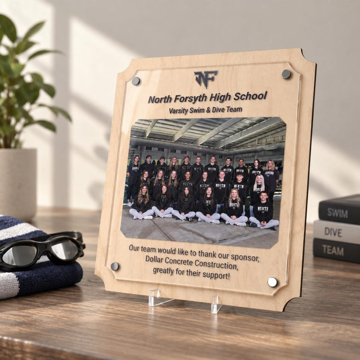 Custom Sports Plaque | Team Photo Plaque | Sponsor Thank You Plaque | Soccer, Football, Baseball, Volleyball, Baseketball and more. — photo 9