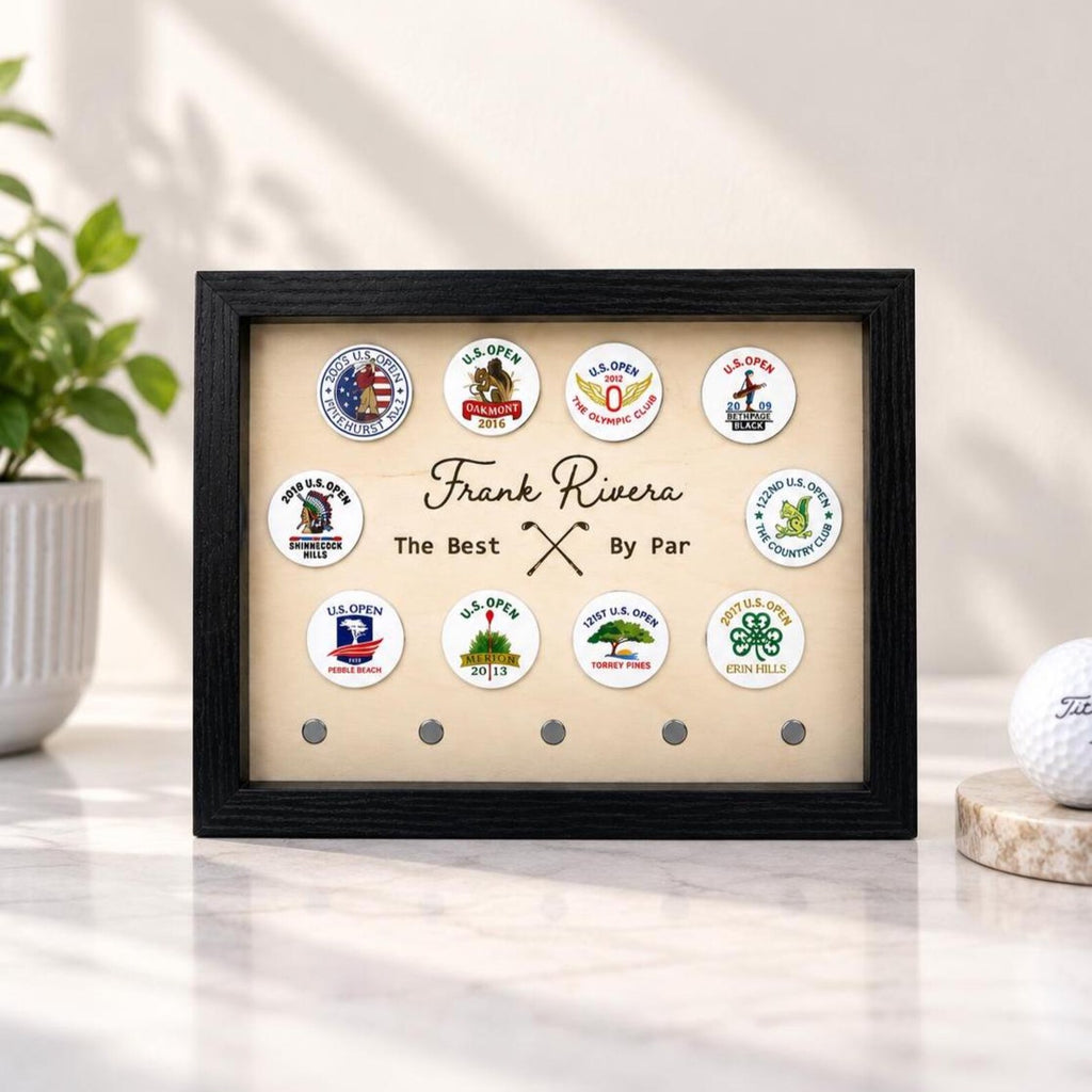 Custom Golf Ball Marker Display | Personalized Display for Golfers | Ball Marker Collection | Display Case — photo 4