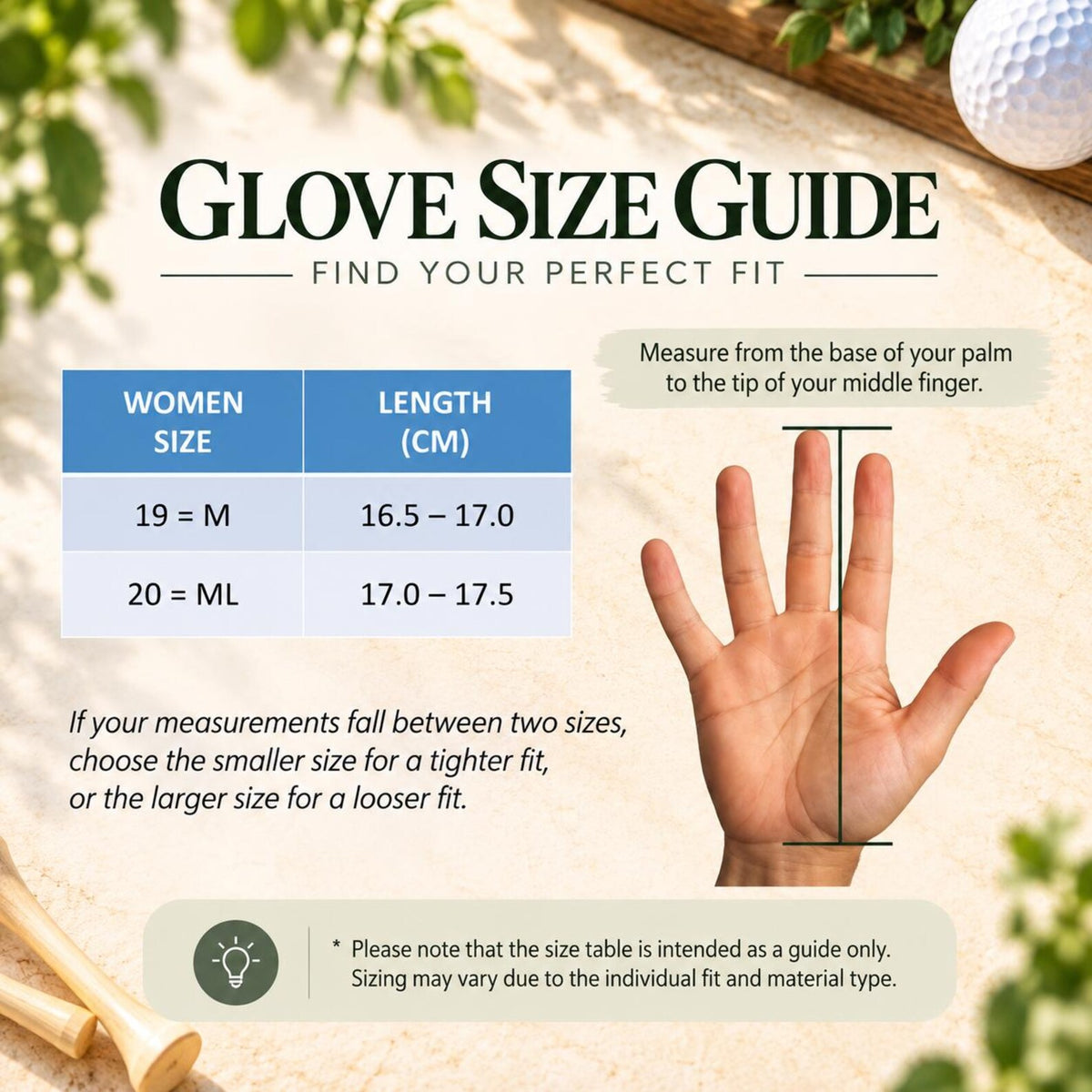 Photo Golf Ball Marker with Women's Golf Glove, Personalized Golf Gift, Leather Golf Glove — photo 4