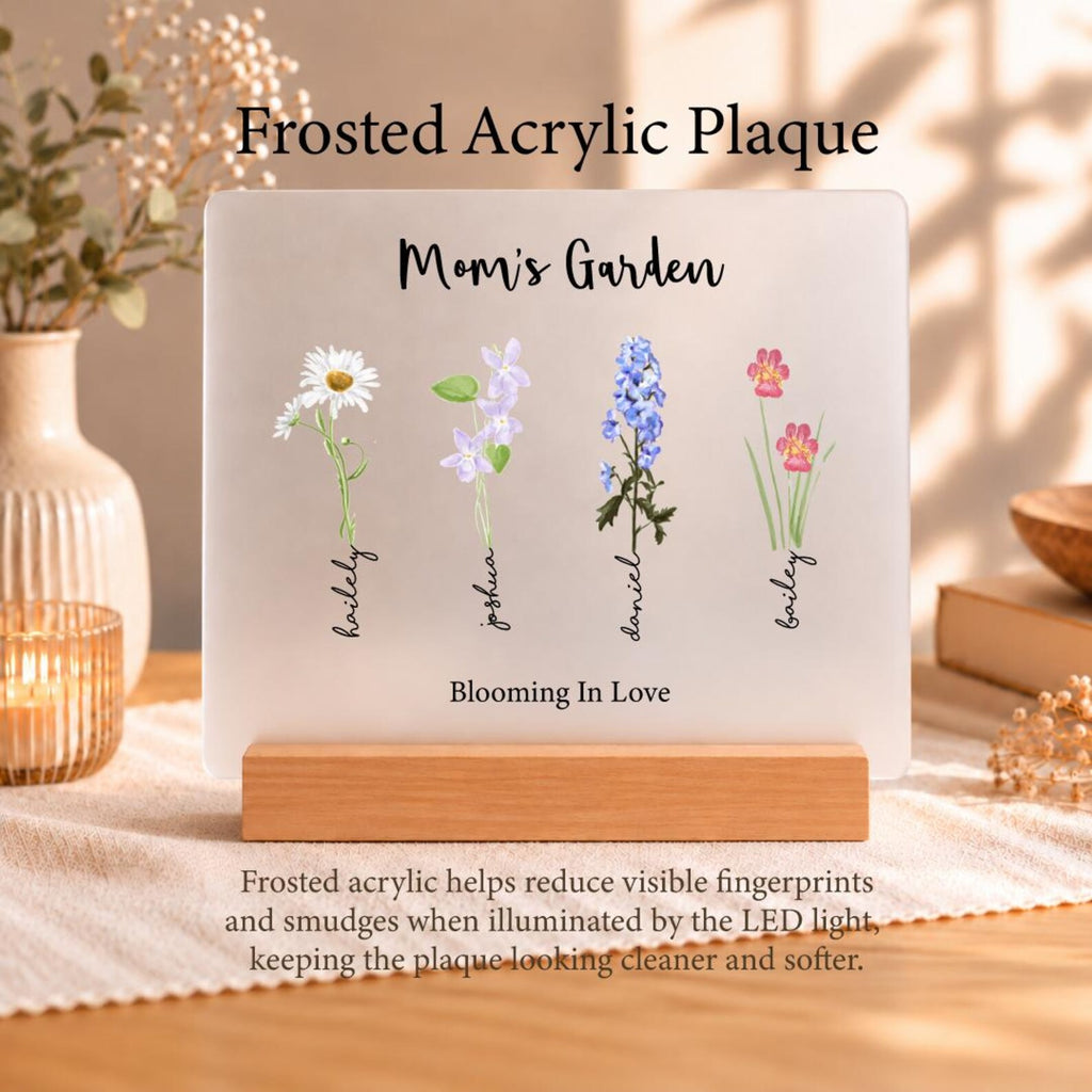 Birth Flowers Print with Names, Mom's Garden, Grandma's Garden, Family Birth Month Flowers — photo 6