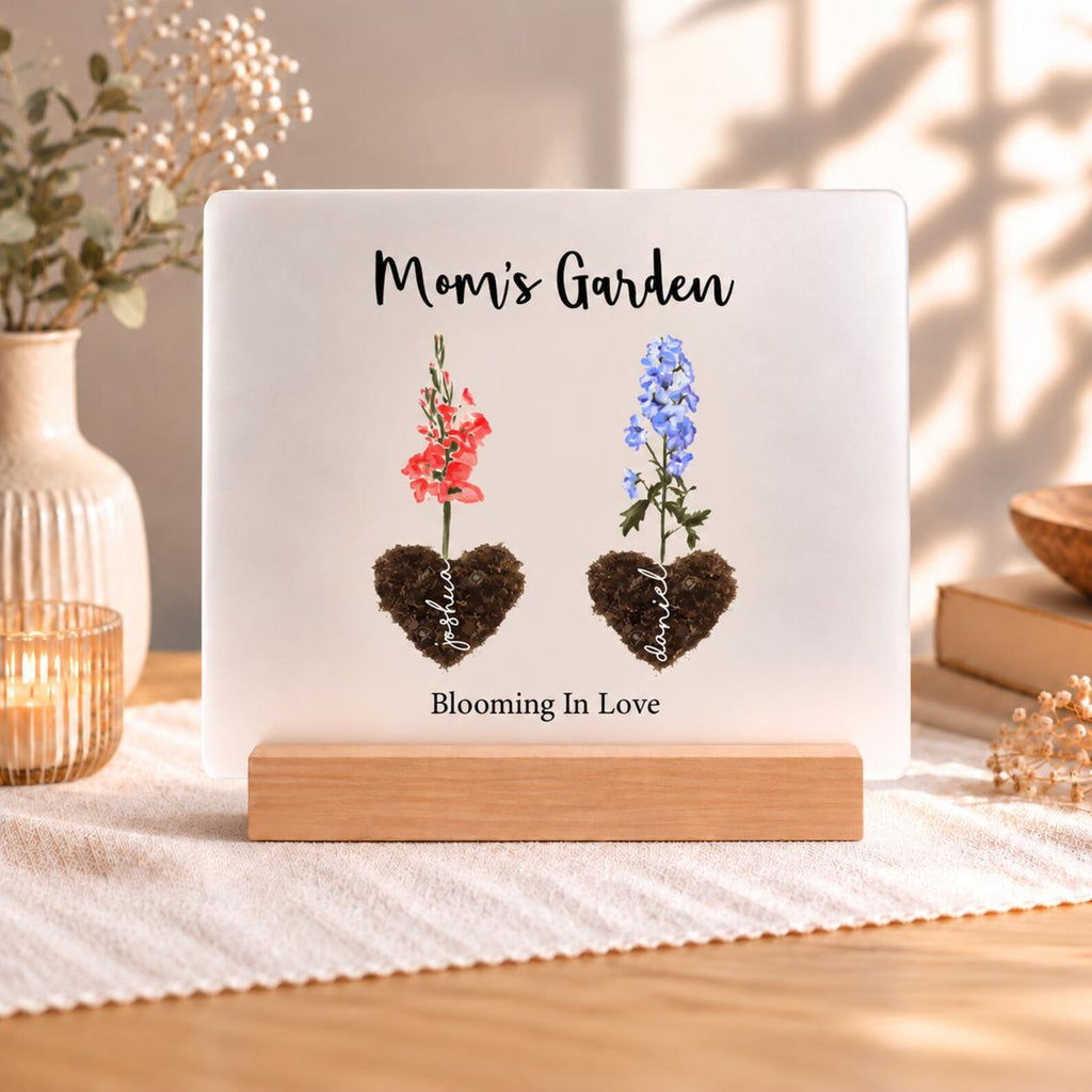 Birth Flowers Print with Names, Mom's Garden, Grandma's Garden, Family Birth Month Flowers — photo 4