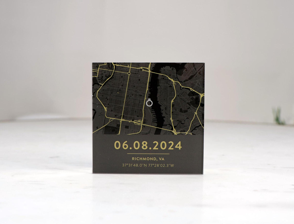 Custom Event Map Acrylic Block, Corporate Event Keepsake, Conference Attendee Gift, Leadership Program Souvenir — photo 11