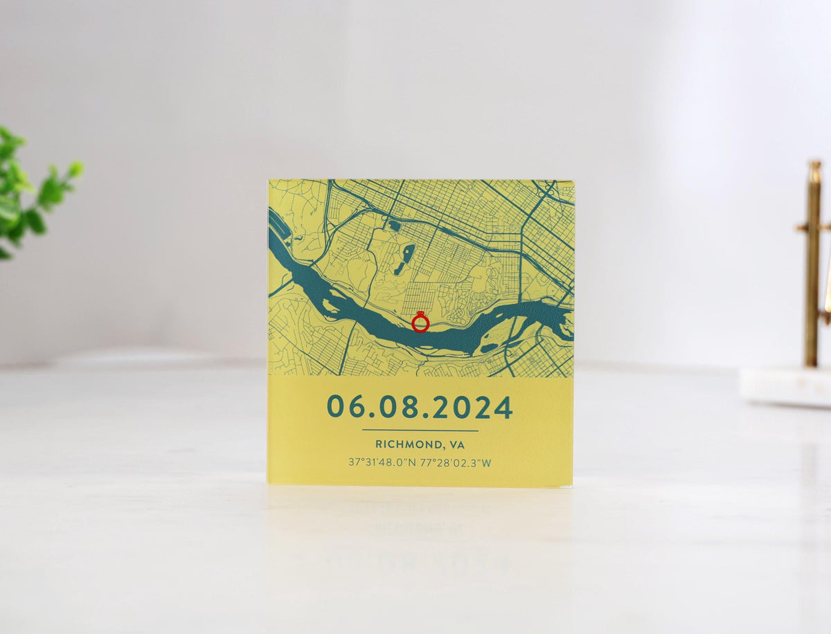 Custom Event Map Acrylic Block, Corporate Event Keepsake, Conference Attendee Gift, Leadership Program Souvenir — photo 13