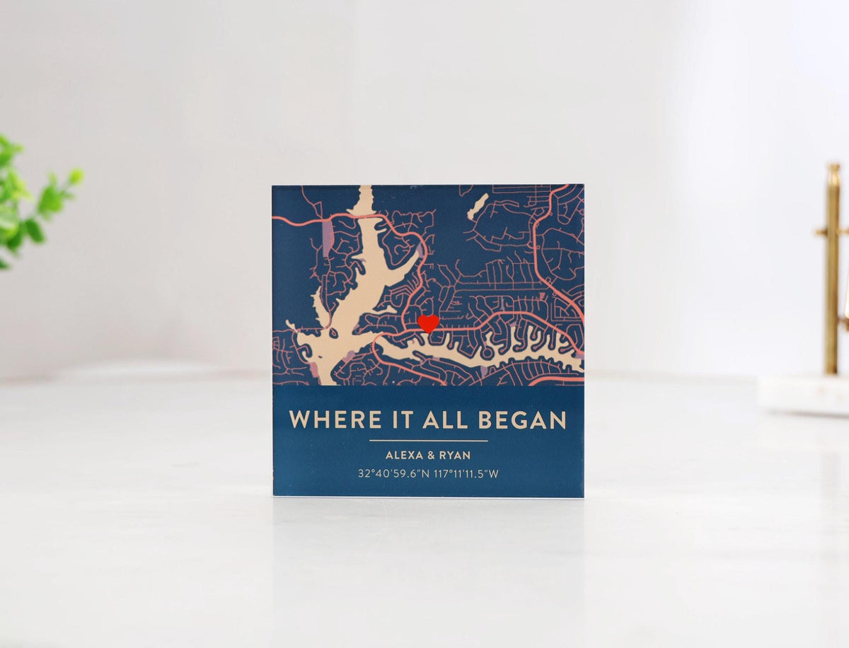 Custom Event Map Acrylic Block, Corporate Event Keepsake, Conference Attendee Gift, Leadership Program Souvenir — photo 15