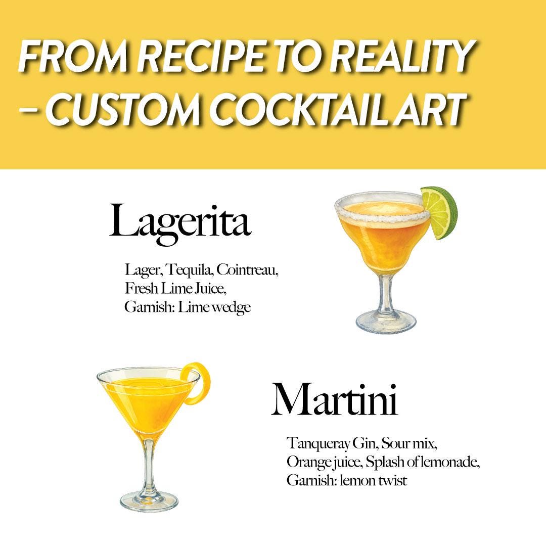 Signature Drink Sign with Pet Portrait — photo 6